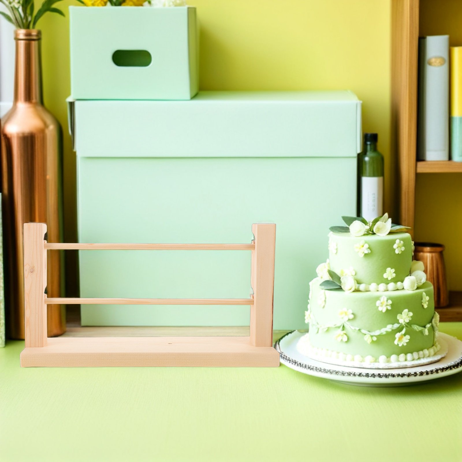 Wooden Ribbon Organizer Rack 2 - đánh giá và giá Florist Supply Shop