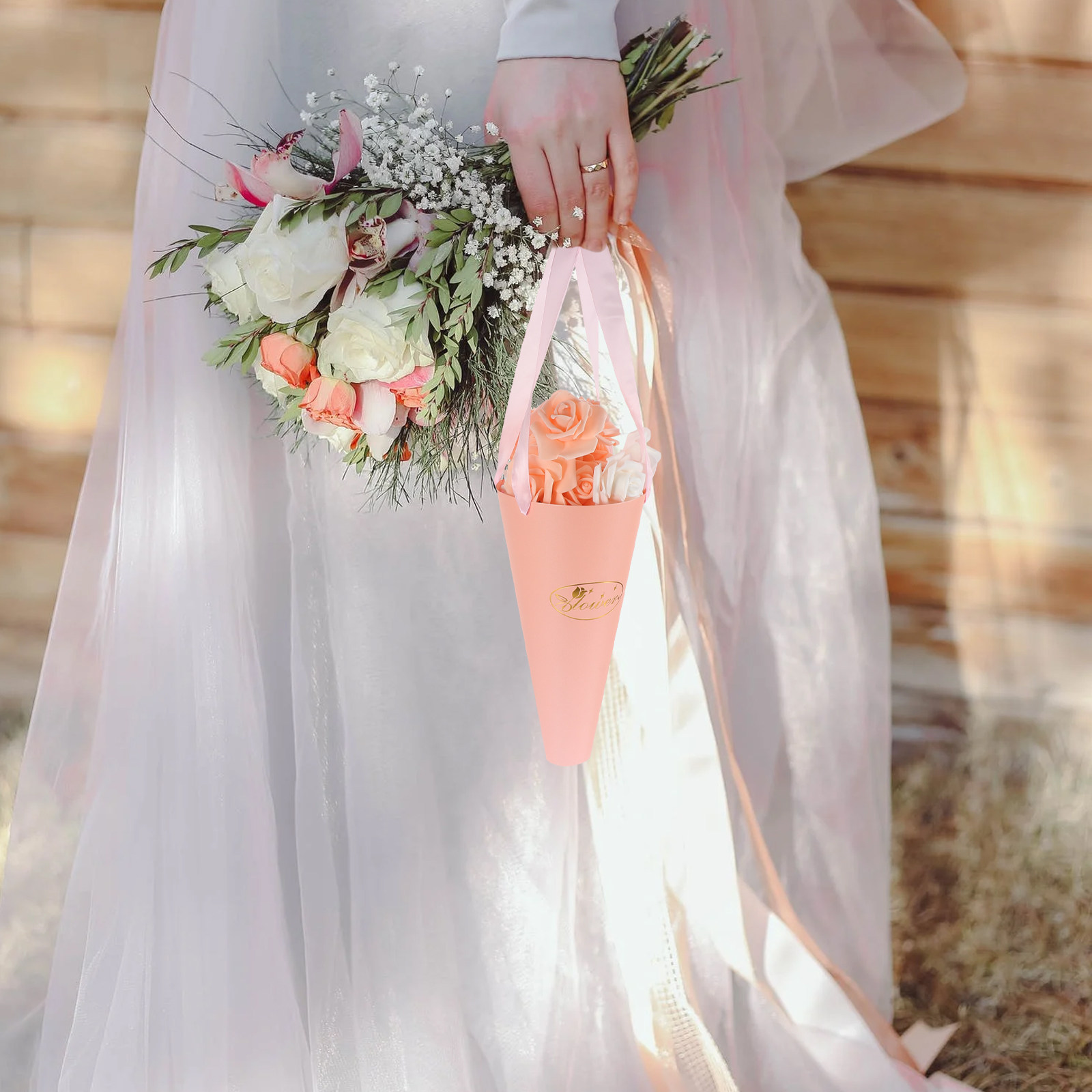 6Pcs Flower Bouquet Bags Chic  - đánh giá và giá Florist Supply Shop